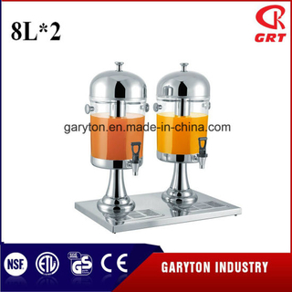 Dispensador de jugo para mantener el jugo (GRT-JVD-B) con 2 tanques