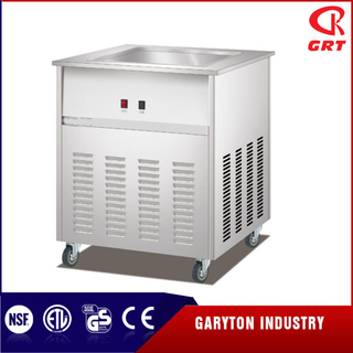 Máquina de helado frito (GRT-NB112S) Pote cuadrado único