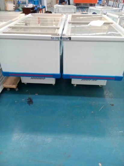 Congelador de la isla de cofres comerciales (GRT-KX398WDZ)