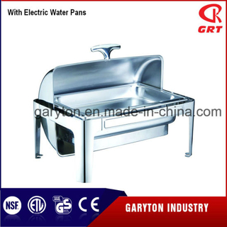 Buffet económico de hotel (GRT-723DR-1/2) con sartén de agua eléctrica