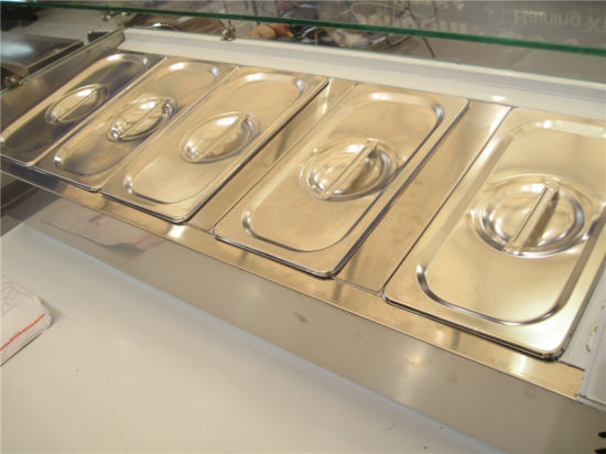 Mesa de ensalada de equipos de refrigeración para alimentos refrigerados (GRT-PT23-404)