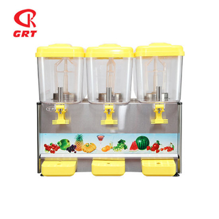 Dispensador de bebidas GRT-YSJ18 * 3 para mantener la bebida Estilo de agitación