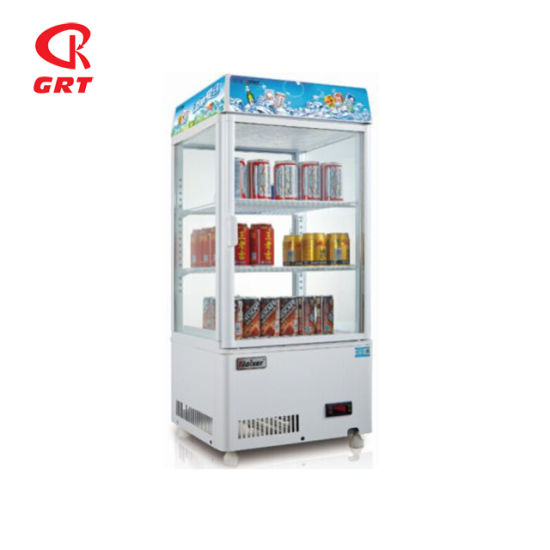 Showcase mini-comercial (GRT-LC-60A) Showcase de vidrio de bebidas