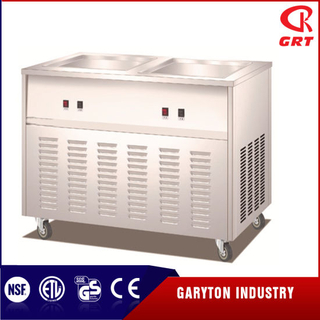 Máquina de helado frito (GRT-NB220S) PUTAS DOBLE CUADRADAS
