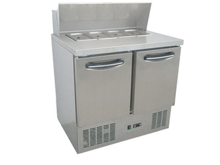 Mesa de ensalada de equipos de refrigeración para alimentos refrigerados (GRT-SC912)