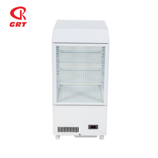 Mini-Pantalla Refrigerador (GRT-LC-60B) Escaparate de vidrio de refrigeración