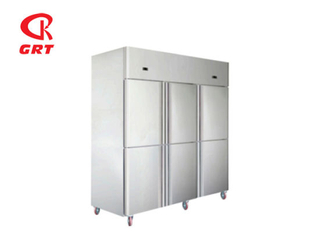 Congelador comercial de la puerta de la puerta del sólido en posición vertical (GRT-DB-1380)