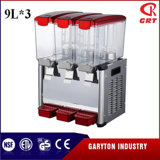 Dispensador de bebidas de agitación para mantener la bebida 3 tanques