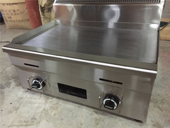 Equipo de cocina Plancha de gas para alimentos de rejilla (GRT-G750)