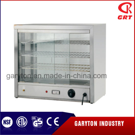 Calentador de alimentos cuadrados de acero inoxidable (GRT-580) Vitrina