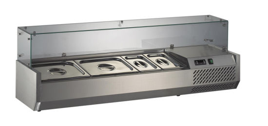 Mesa de ensalada de equipos de refrigeración para alimentos refrigerados (GRT-PT-14-404)