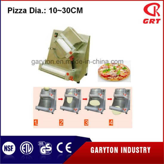 Rodillo de masa de pizza comercial (GRT-APD30) Preparación de pizza